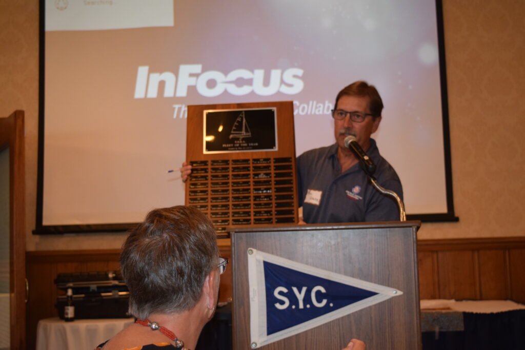 First VP (now President) Bill Vogler annonces the FOTY  