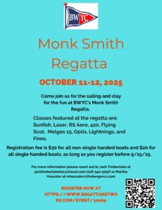 2025 Monk Smith Regatta, Bay Waveland Yacht Club, MS
